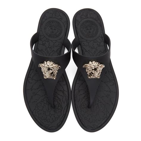 versace rubber sandals|Versace sandals for ladies.